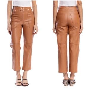 Blank NYC “The Baxter” vegan leather ribcage pants